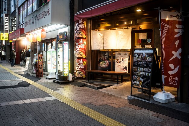 Japanese tasty street food restaurant