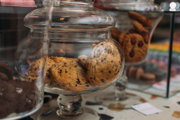 Free photo jars with cookies