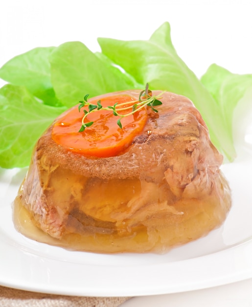 Free Photo jellied meat