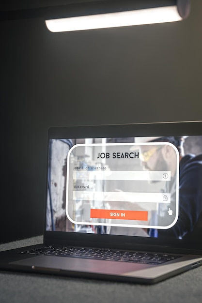 Free photo job search in computer application search for new vacancies on website