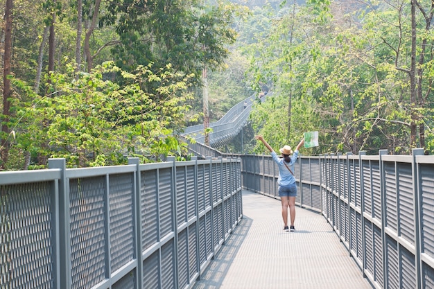 journey young female beauty person traveling