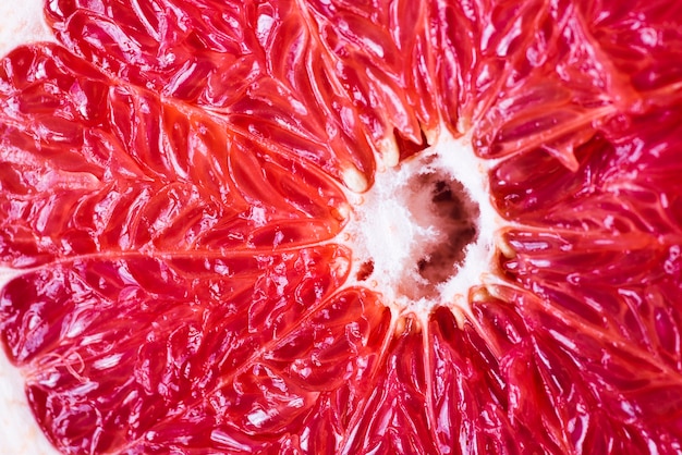 Free Photo juicy ripe grapefruit close-up