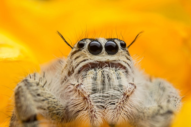 Free Photo jumping spider