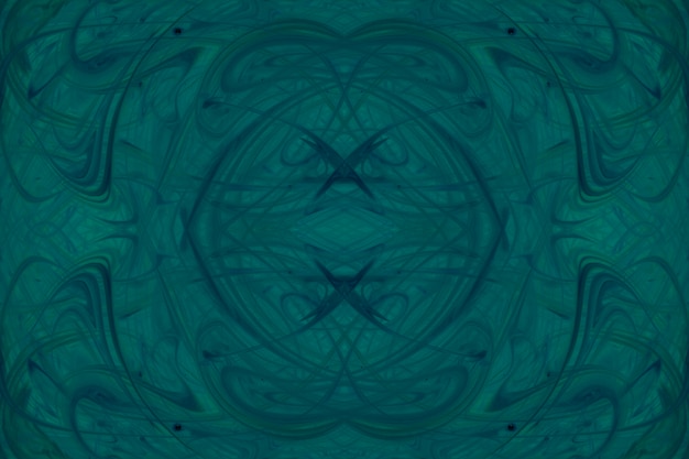 Free Photo kaleidoscope green watercolor paint background