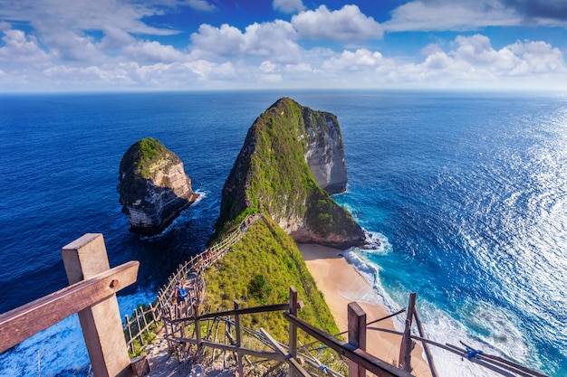 Kelingking Beach in Nusa Penida island, Bali, Indonesia