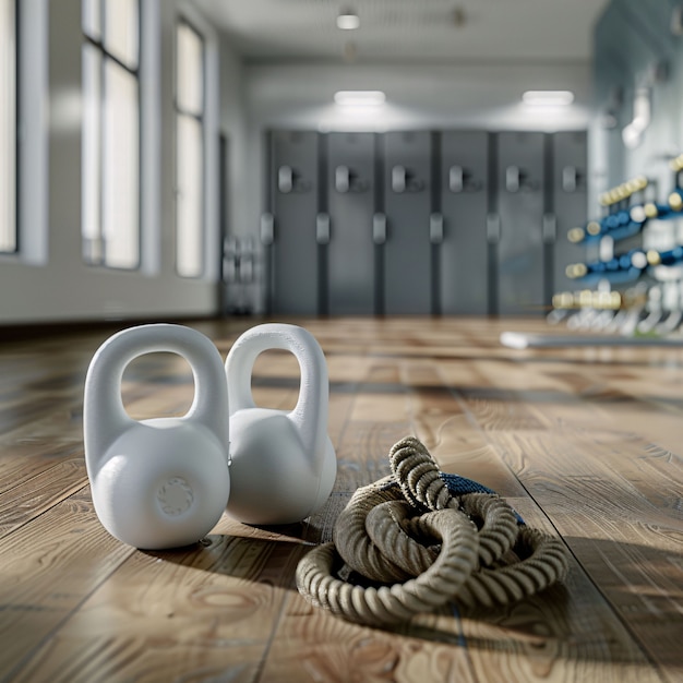 Kettlebell fitness still life