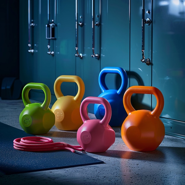 Kettlebell fitness still life