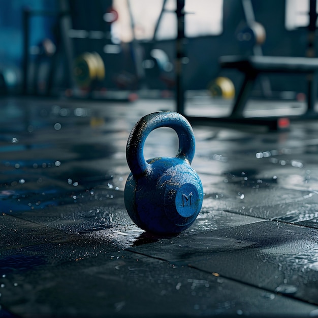 Kettlebell fitness still life