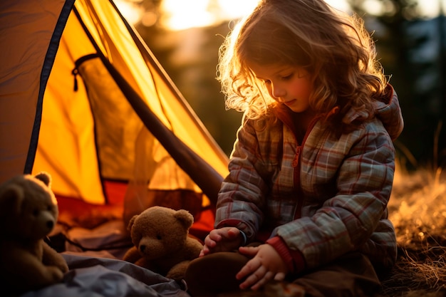 Kid taking part of sustainable travel movement