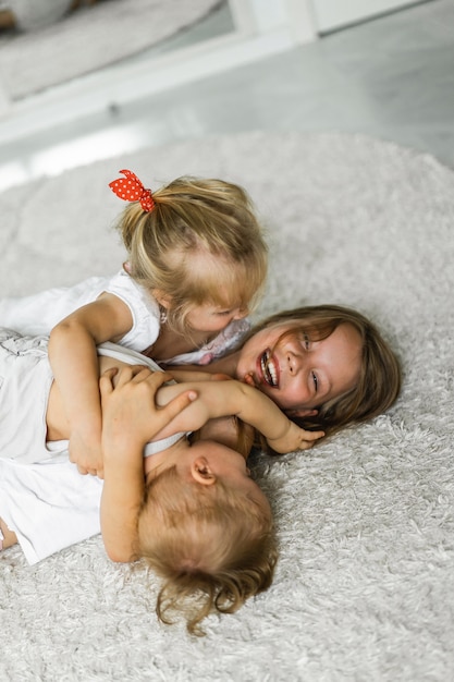 kids rage, siblings spend time together, hug, laugh.