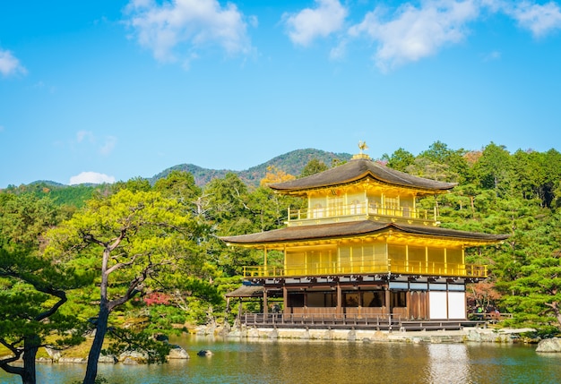 Kinkakuji Temple " The Golden Pavilion" in Kyoto, Japan