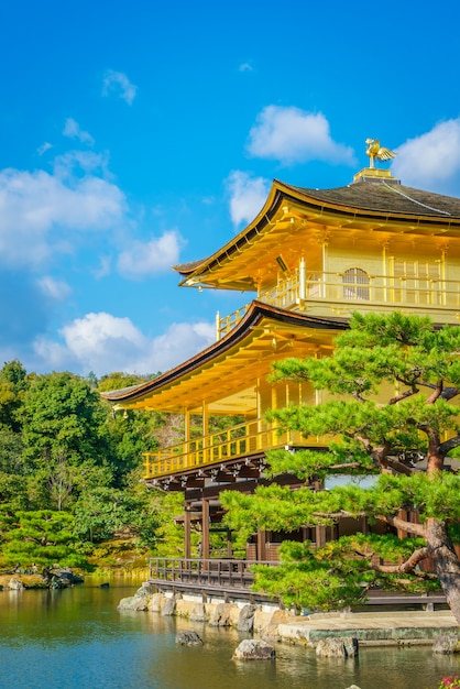 Kinkakuji Temple " The Golden Pavilion" in Kyoto, Japan