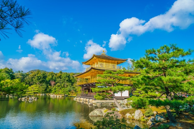 Kinkakuji Temple " The Golden Pavilion" in Kyoto, Japan