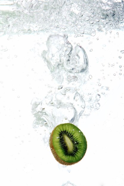 Kiwi dropped into water