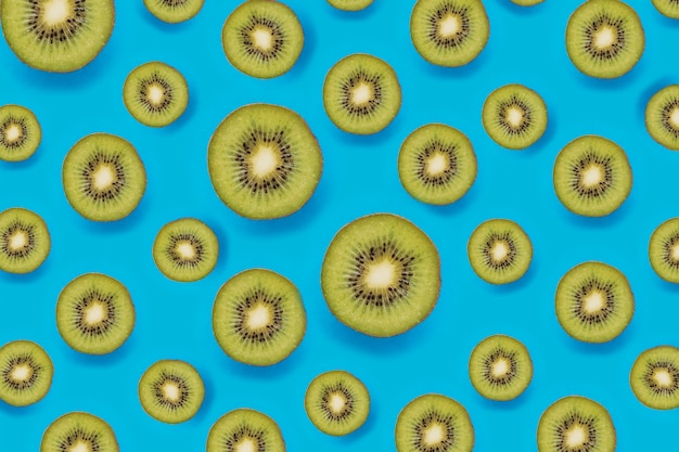 Free photo kiwi pattern