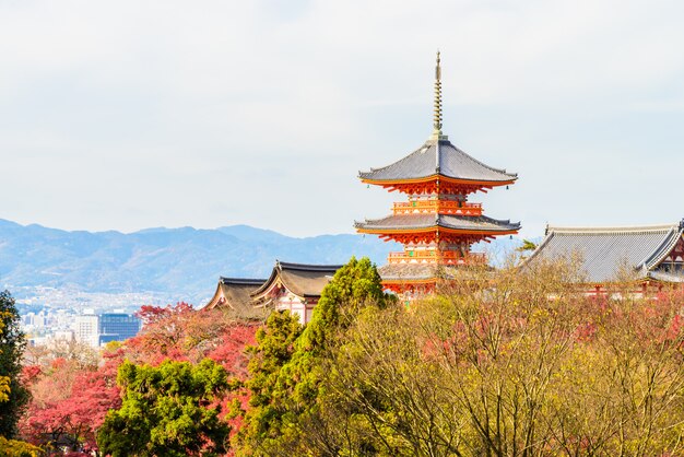 Kiyomizu dera temple in Kyoto at Japan