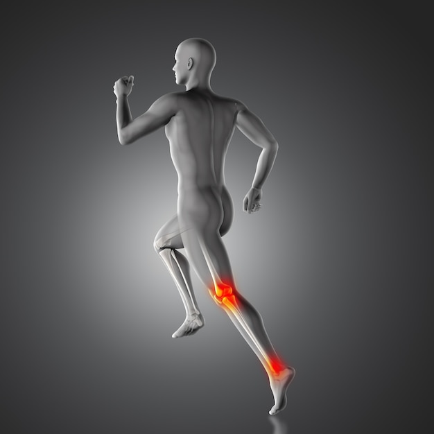 Free Photo knee pain and achilles heel