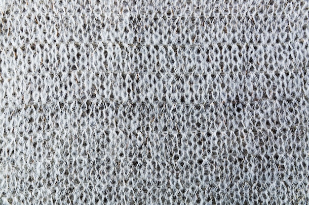 Knitting pattern in textile