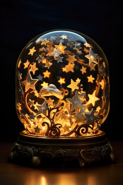 Free Photo lamp design with fantastical artistic style