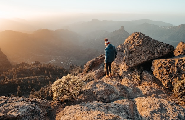 Free photo landscape of beautiful mountains