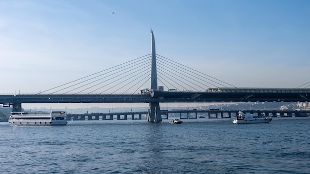 Landscape of the Central Bosphorus bridge