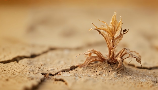 Landscape of deserted land