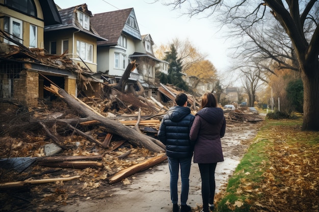 Landscape of extreme typhoon damage