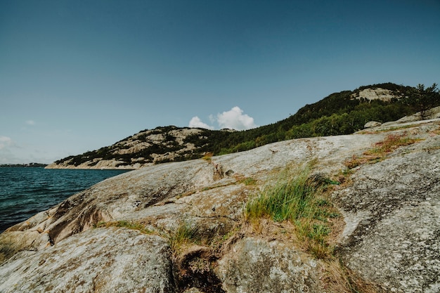 Free photo landscape full of rocky formations