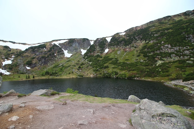 Free Photo landscape shot of karkonosze national park jelenia poland