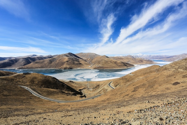 Landscape with mountains