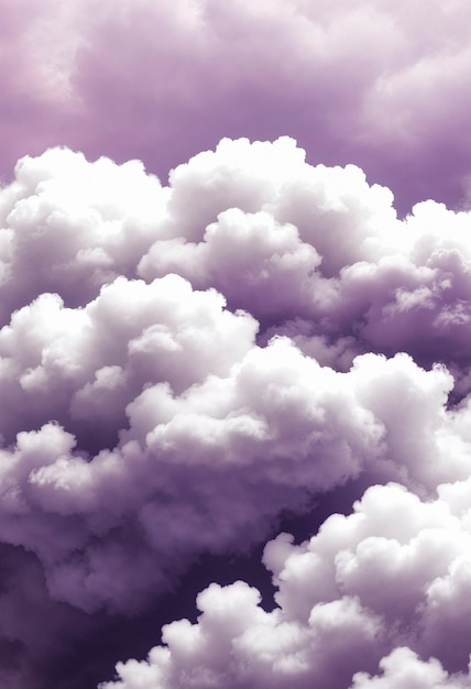 Free photo lavender colored background with clouds texture