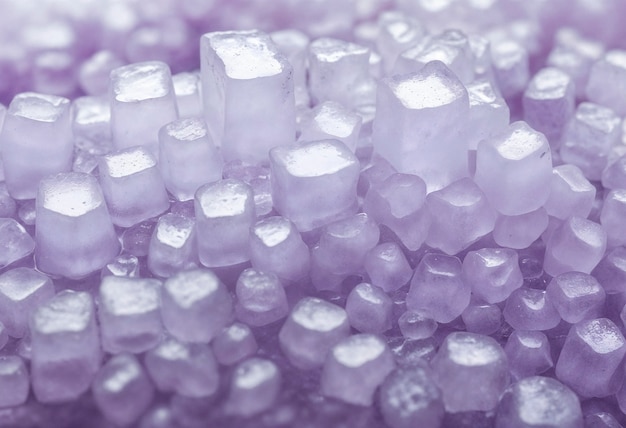 Free photo lavender colored background with crystals texture