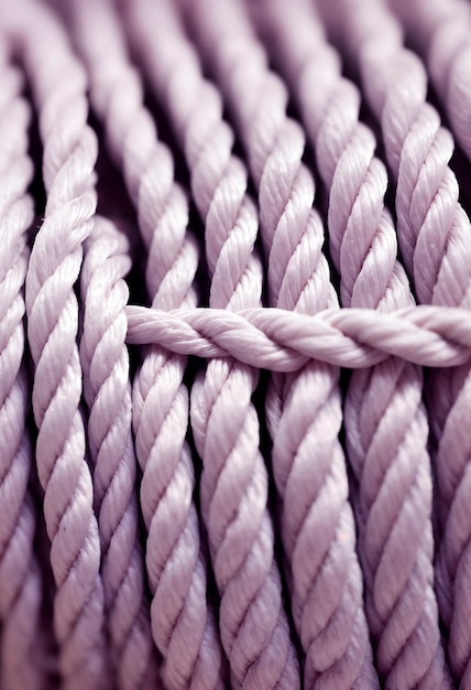 Lavender colored background with rope texture