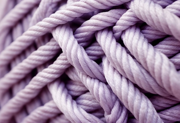 Lavender colored background with rope texture