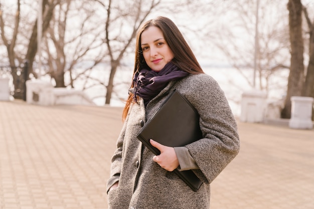 Lawyer at the park