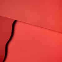 Free photo layers of red torn papers