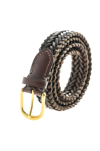 Leather belt