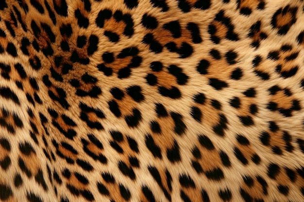 Leopard pattern  fur texture