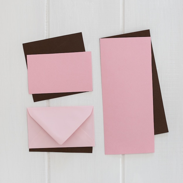 Free Photo letter envelope and greeting in eco paper 