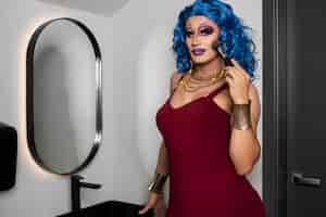 Free photo lifestyle of drag queen