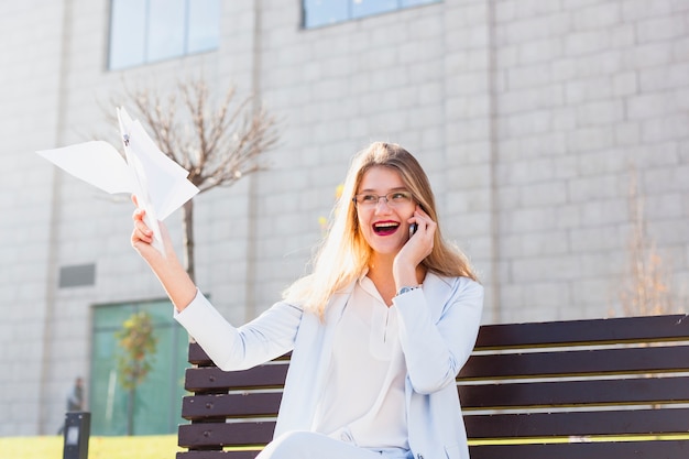 Lifestyle portrait of businesswoman