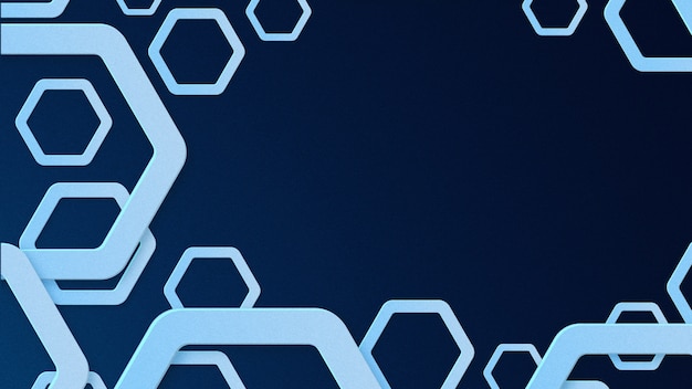 Light blue hex backgrounds for networking