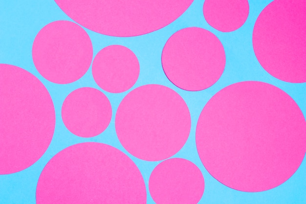 Free Photo light blue seamless cover with pink circles