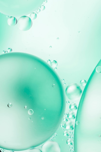 Free Photo light green bubbly abstract background