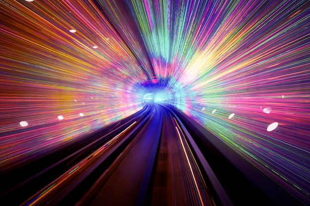 Light tunnel background