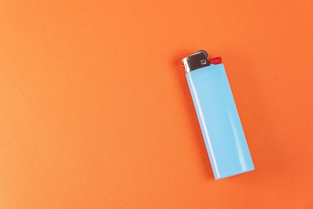 Lighter on the orange background - Macro detail