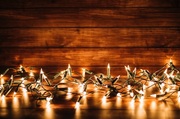 Free Photo lightning fairy lights