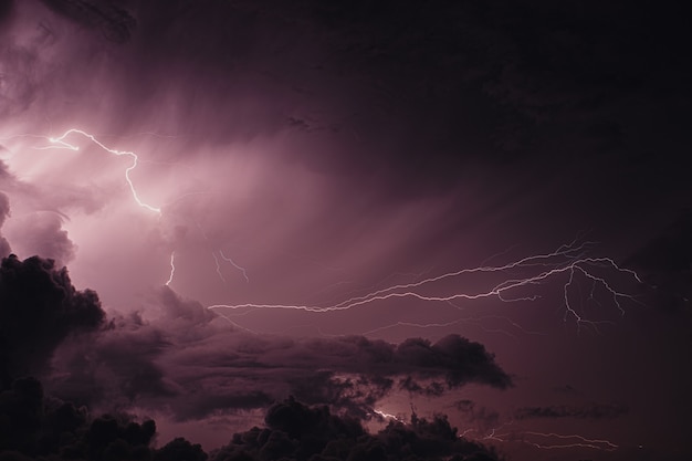 Lightning Storm in Maldives