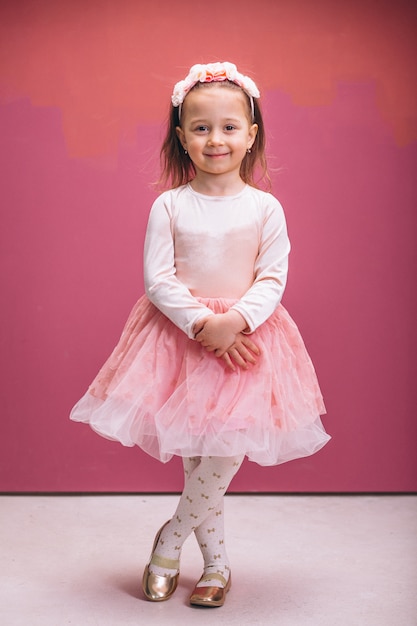 Little girl in cute dress