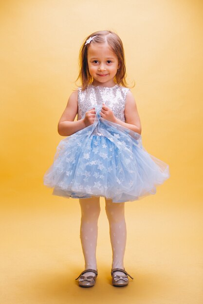 Little girl in cute dress